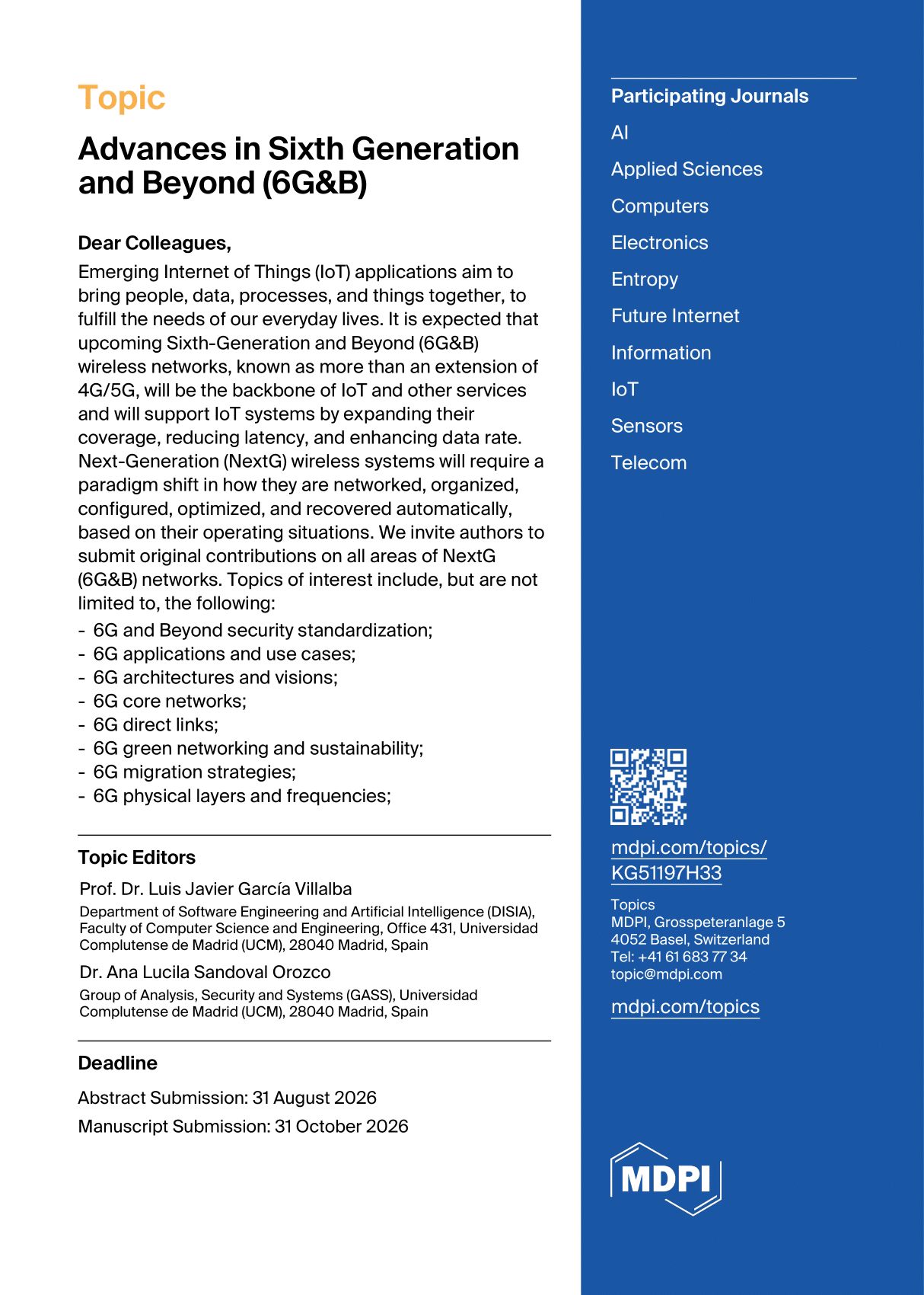 Special Issue Flyer